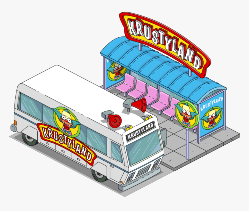 Simpsons Tapped Out To Work Krustyland Png, Transparent Png