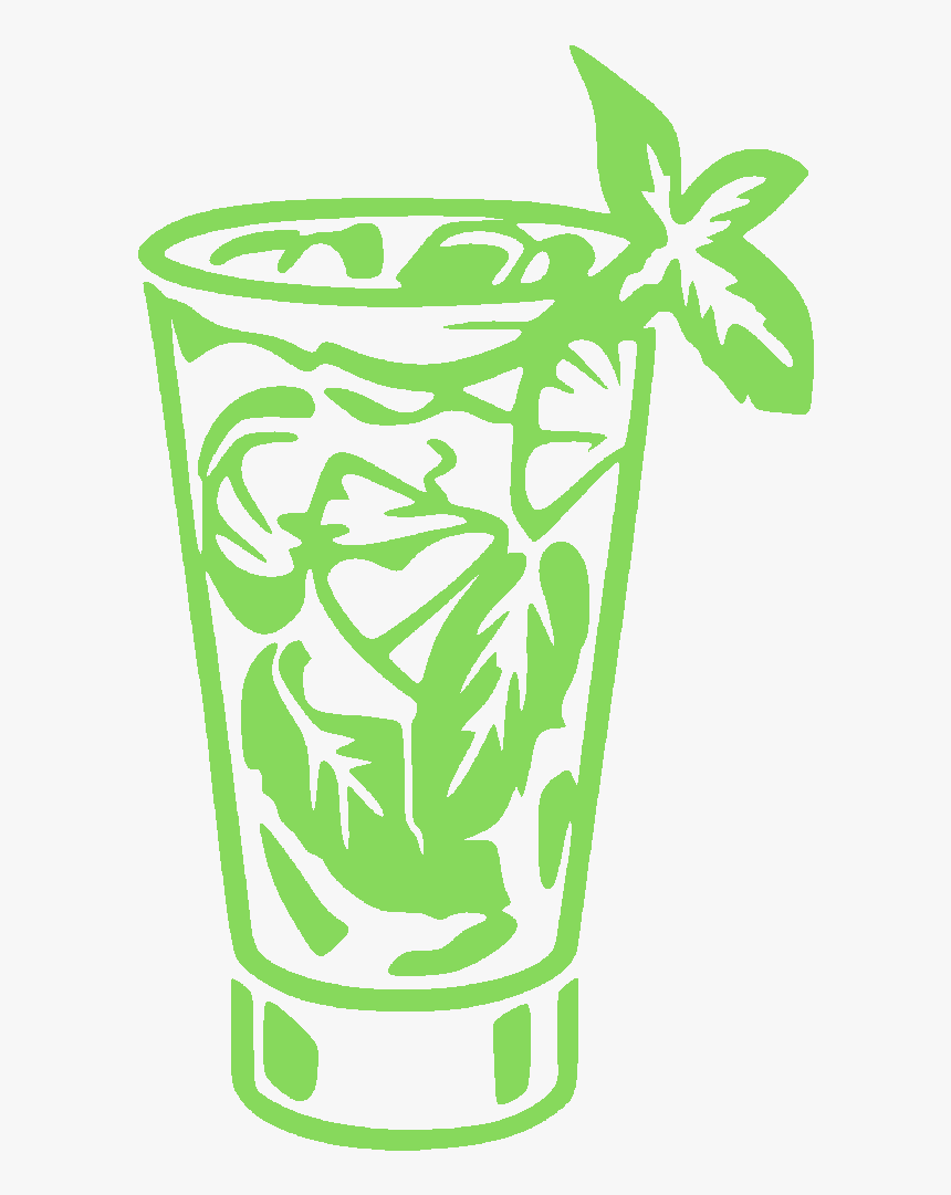Mojito Clipart Glass - Mojito Clipart Png, Transparent Png