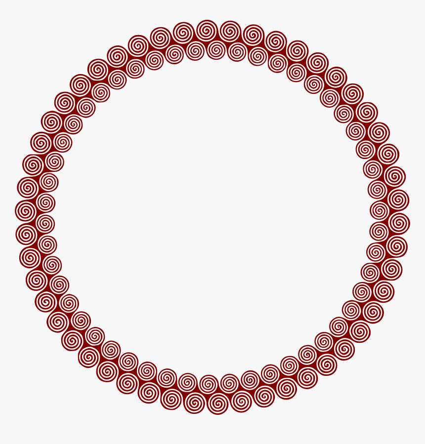 Spiral Frame Clip Arts - Stickers De Circo Png, Transparent Png