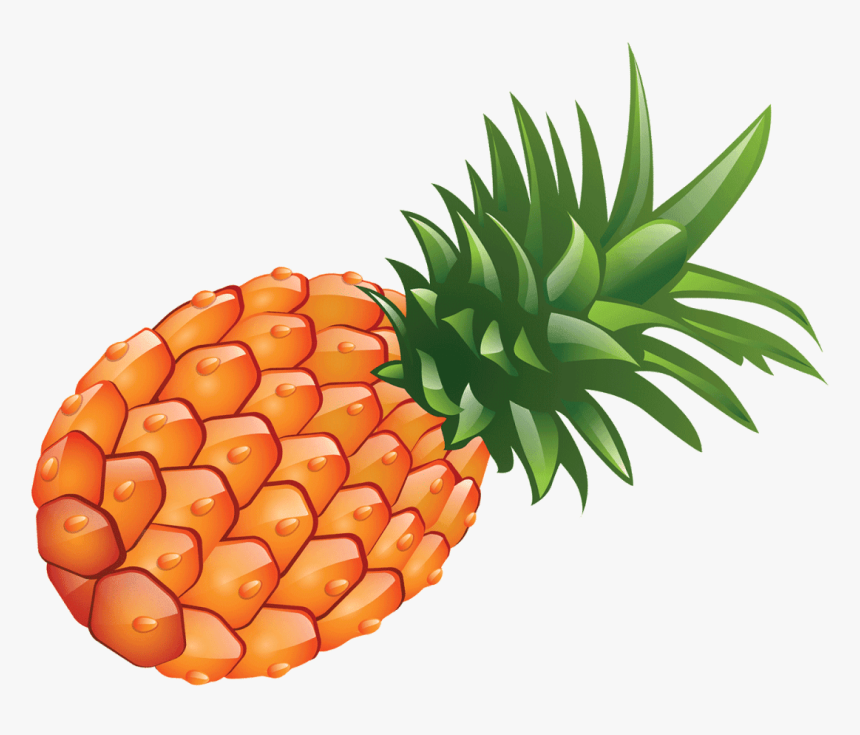 Pineapple Clipart Orange Fruit Fruit Clipart Pineapple, HD Png