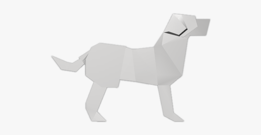 Paper Origami Dog - Origami, HD Png Download