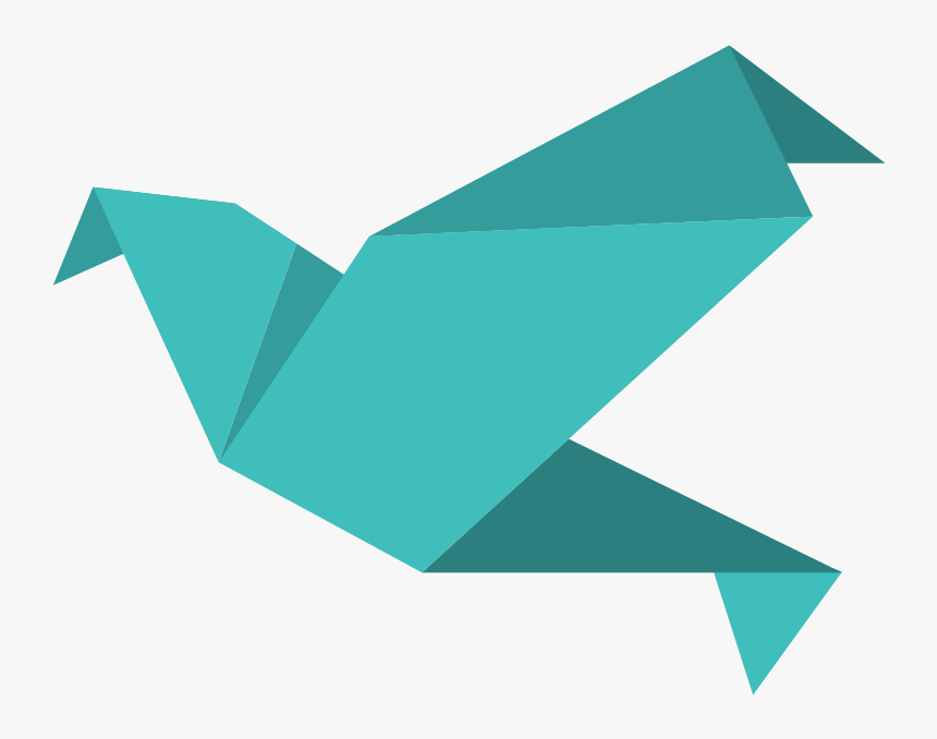 Origami Bird - Origami Oiseau Icone, HD Png Download