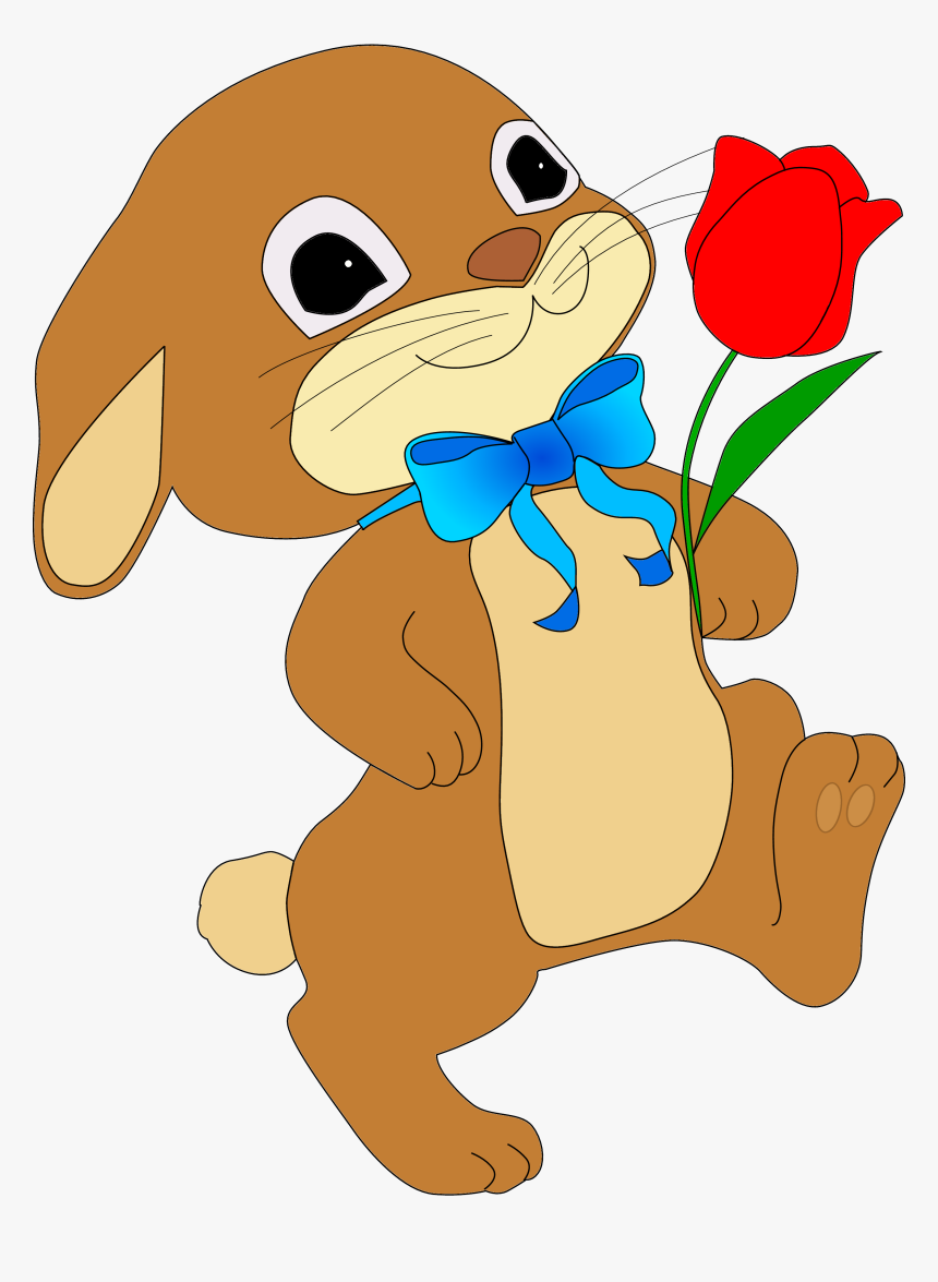 Rabbit Free To Use Clipart - Happy Rabbit Clipart, HD Png Download