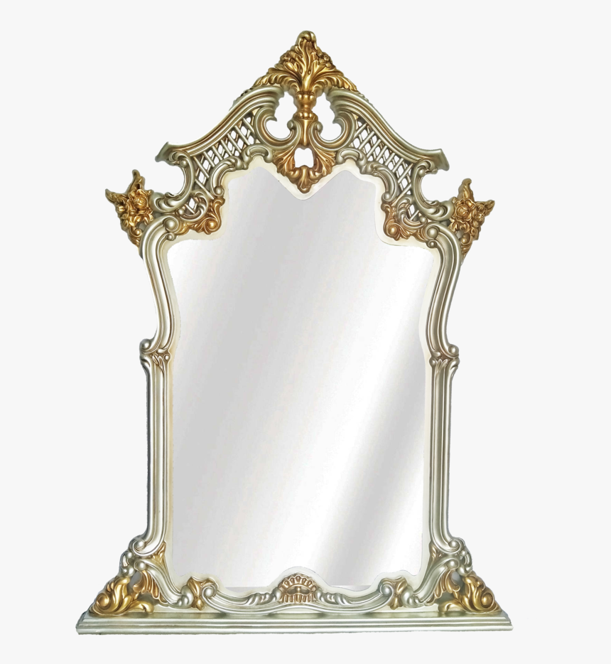 Antique Frame Mirror - Antique, HD Png Download