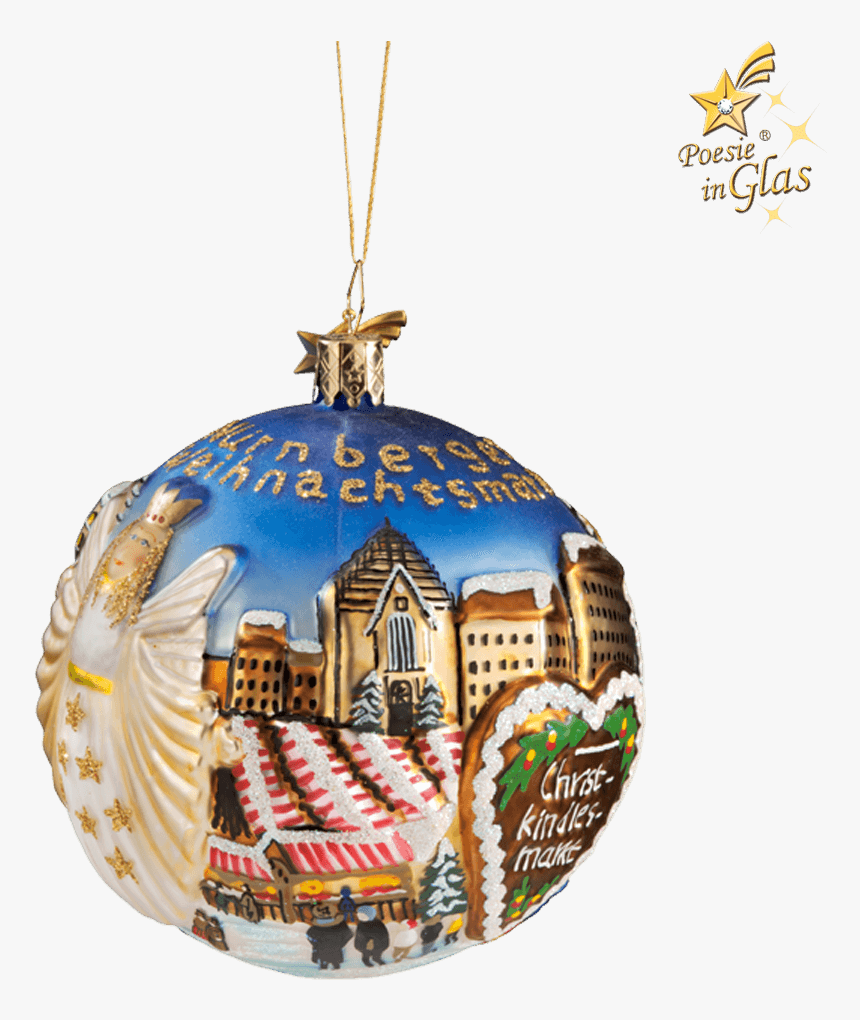 Glass Sphere Christmas Market Nuremberg - Locket, HD Png Download