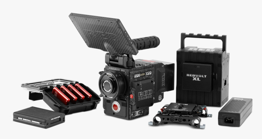 You The Freedom To Record In Both The R3d And Apple - Red Camera Setup, HD Png Download