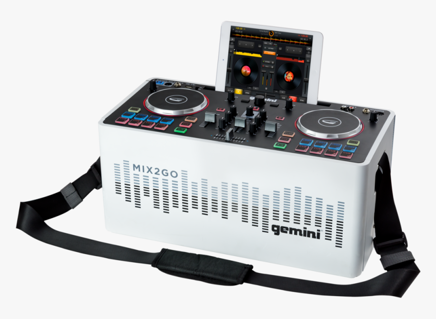 Portable Dj Mixer With Bluetooth Speaker - Gemini Mix To Go, HD Png Download