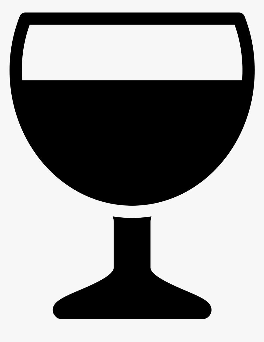 Wine Glass Filled Icon Clipart , Png Download, Transparent Png