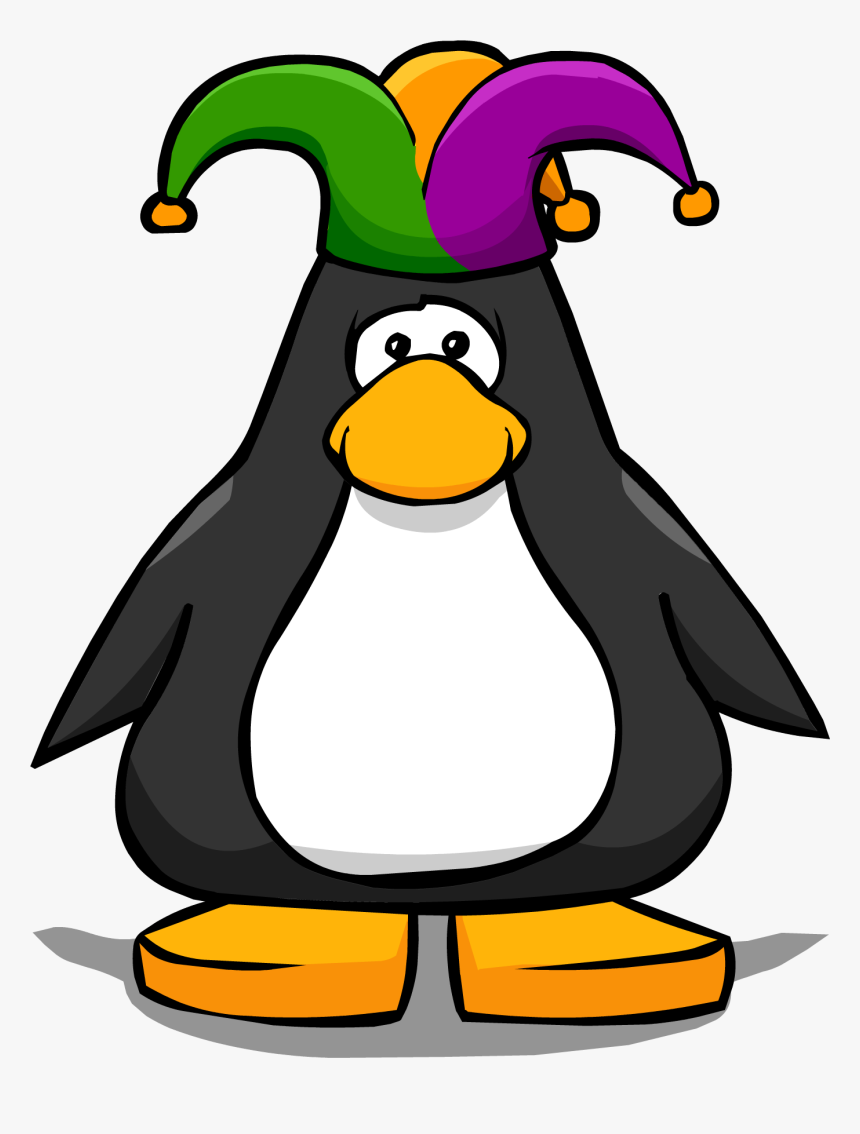 Jester Hat Cliparts - Penguin With Santa Hat, HD Png Download