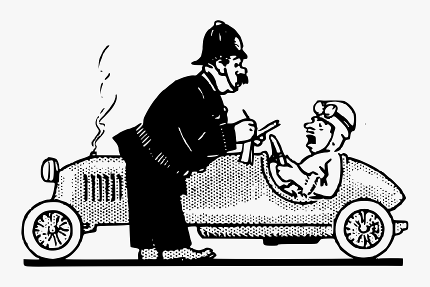 Cop And Driver - Portable Network Graphics, HD Png Download