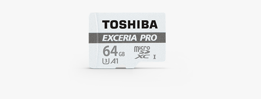 Micro Sd Card - Toshiba, HD Png Download
