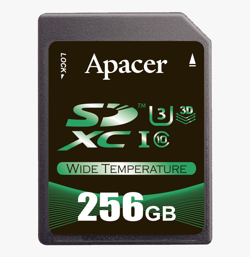 Apacer 256gb Sd Card, HD Png Download