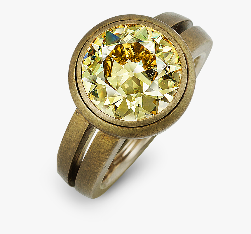 Uniquely Designed Hemmerle Ring With A Fancy Yellow - Hemmerle Ring, HD Png Download