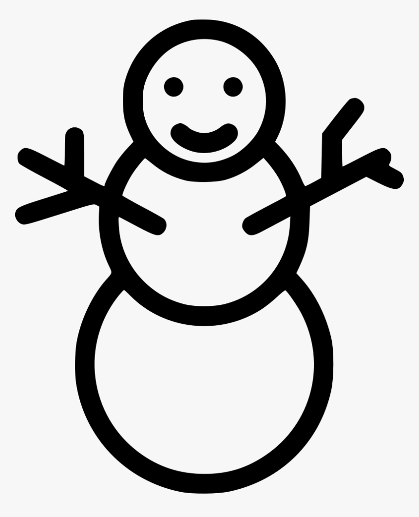 Snowman - 눈사람 아이콘, HD Png Download
