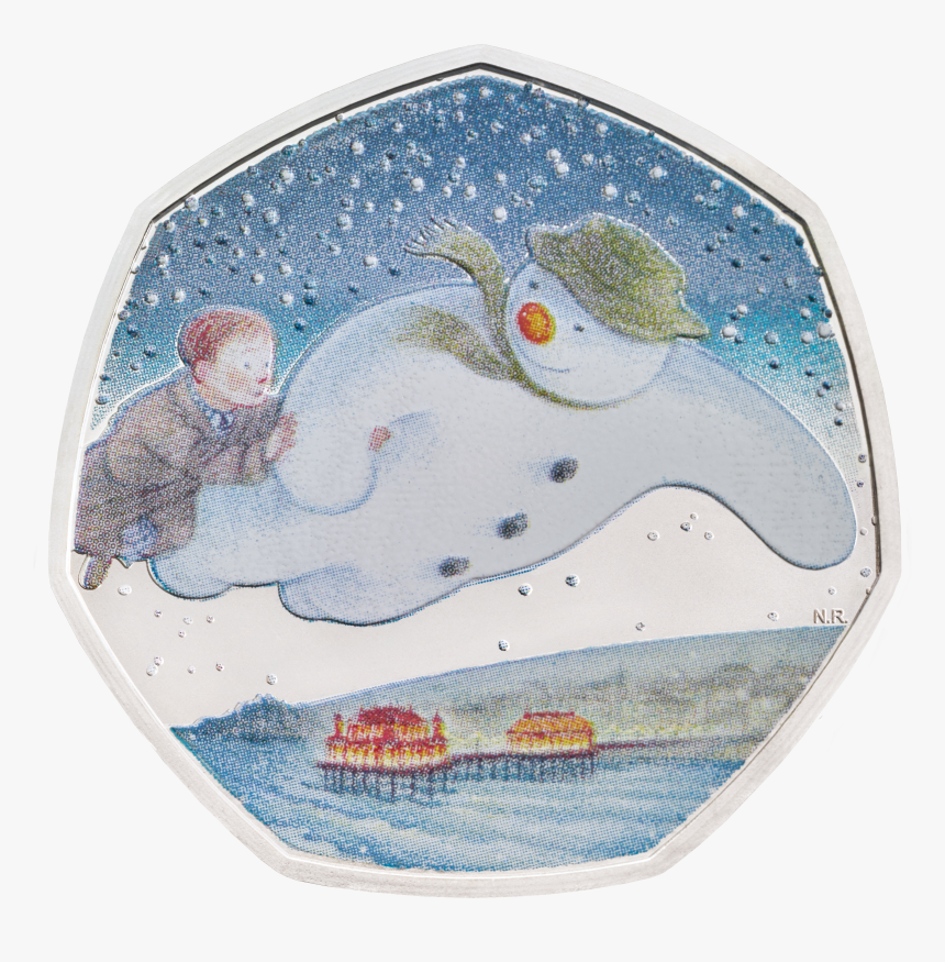 Royal Mint 50p Snowman, HD Png Download