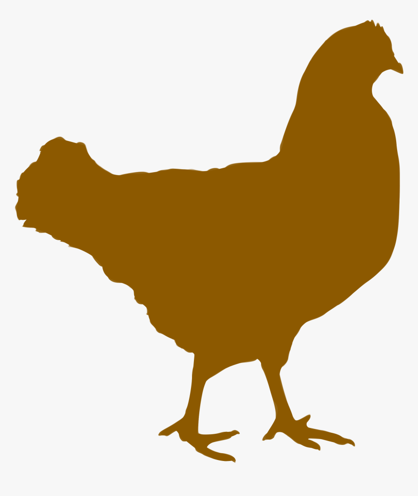 Silhouette Animaux 07 Clip Arts - Shadow Picture Of Hen, HD Png Download