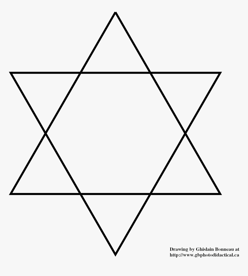 Star Of David Symbol Overlapping Circles Grid Judaism - Yellow Star Elie Wiesel, HD Png Download