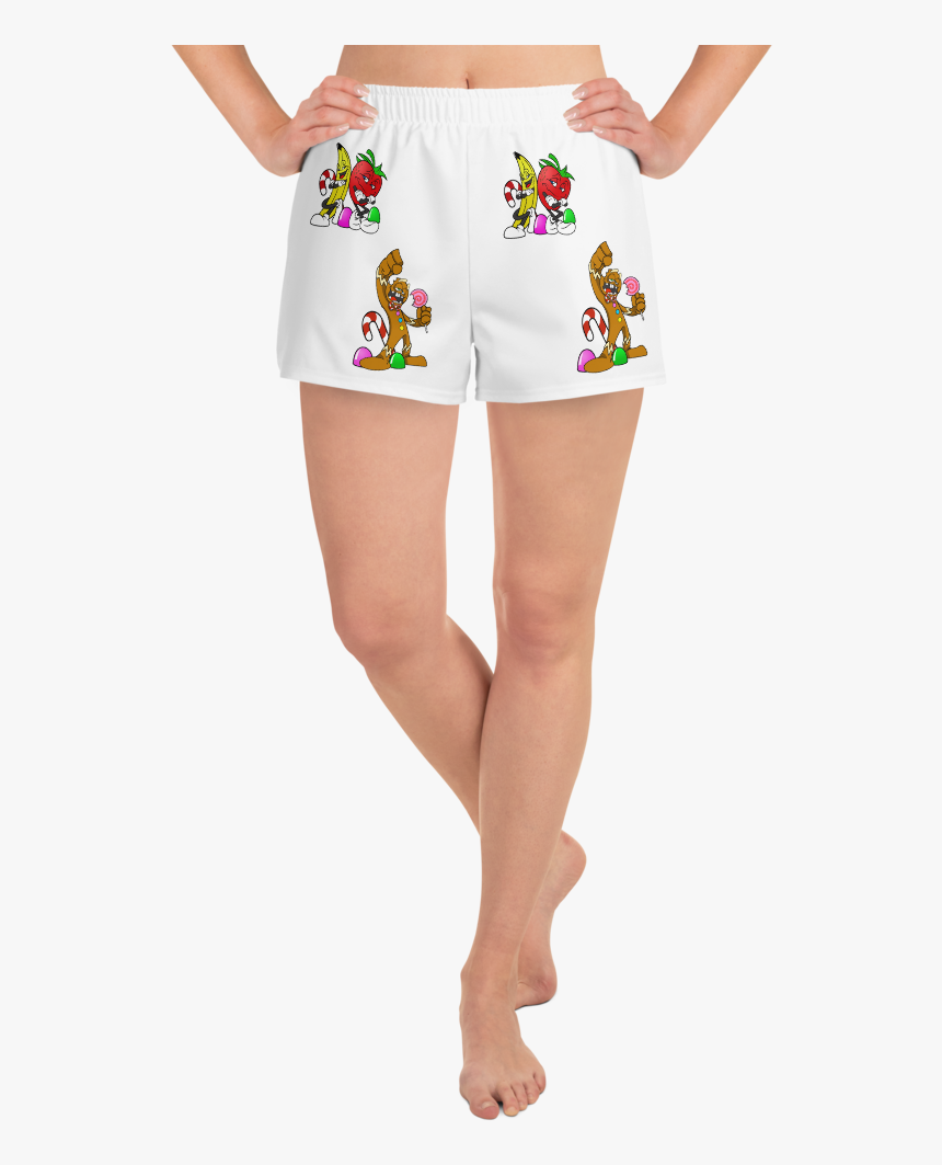 Short Blanco Deportivo Mujer, HD Png Download