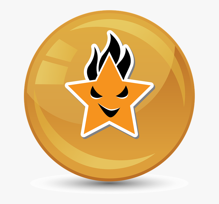 Star, Symbol, Burn, Grin, Icon, Signet, Characters - Republic Of Chicken Phase 7 Mohali, HD Png Download