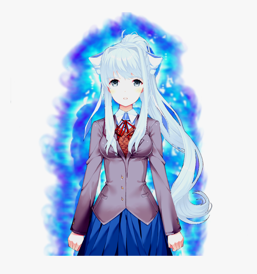 Funultra Instinct Monika - Ddlc Monika Ultra Instinct, HD Png Download