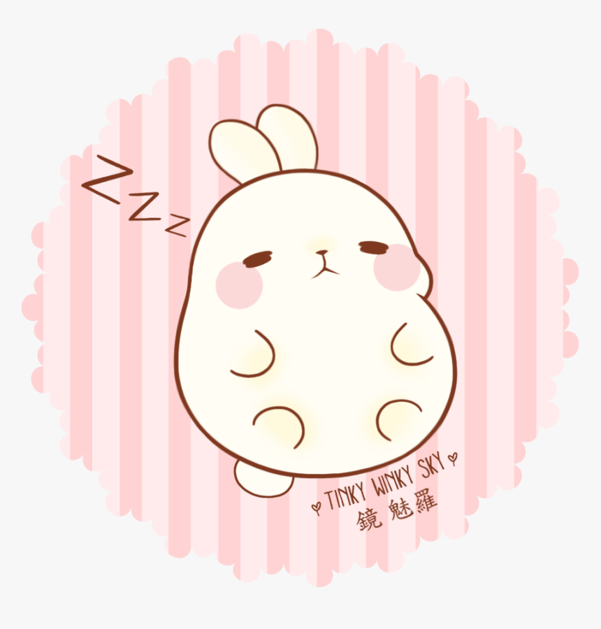 Transparent Korean Cliparts - Molang The Fat Rabbit, HD Png Download