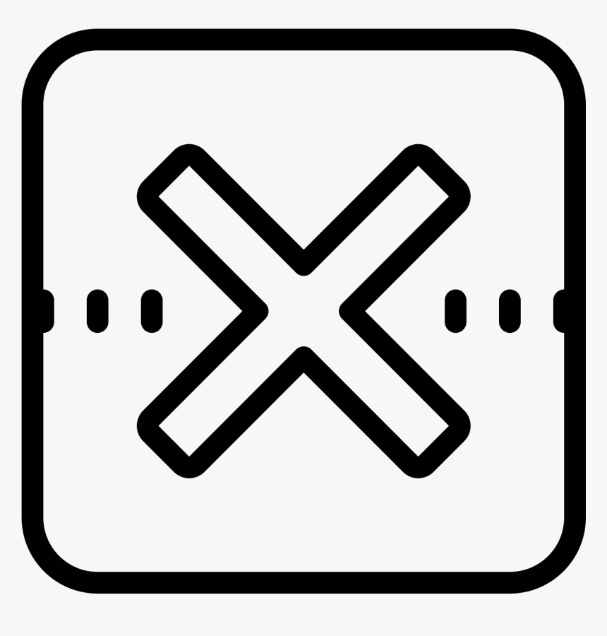 This Icon Is Of A Circle With A Slash Mark Running - Common Road Signs Alberta, HD Png Download