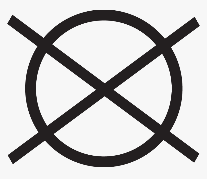 Do Not Dry Clean Do Not Dry Clean Symbol, HD Png Download