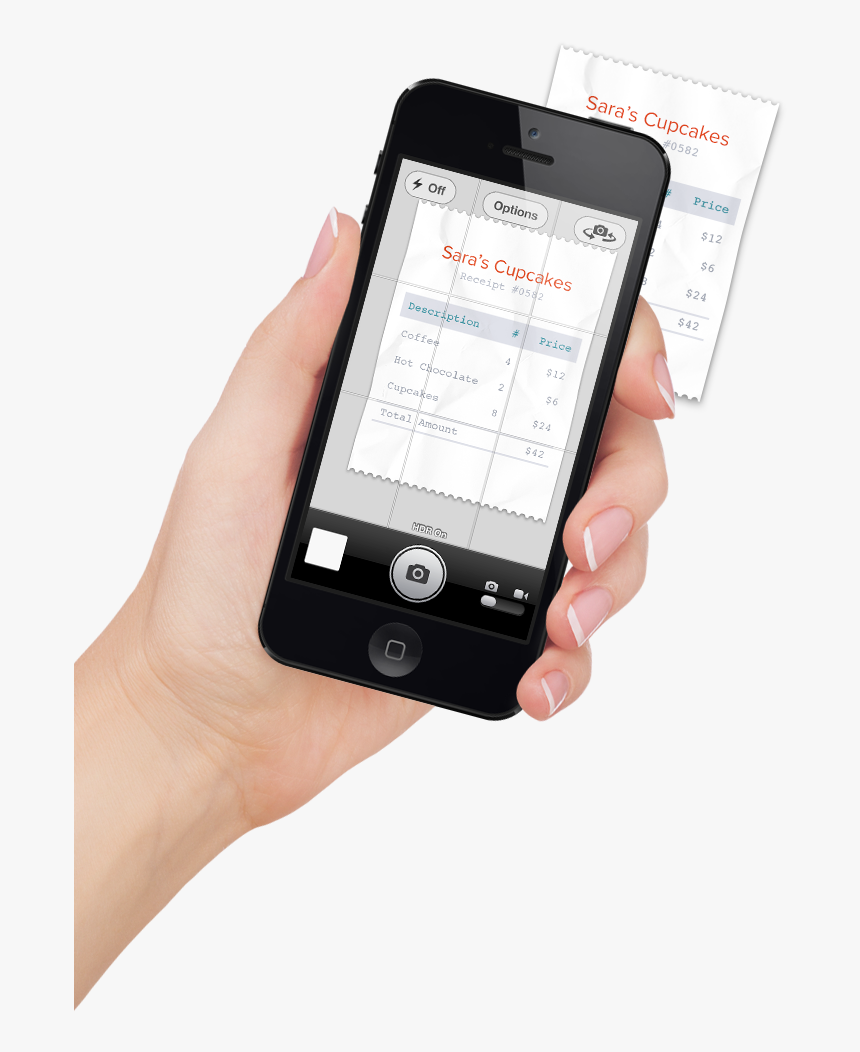 Taking Photo Of Receipt, HD Png Download