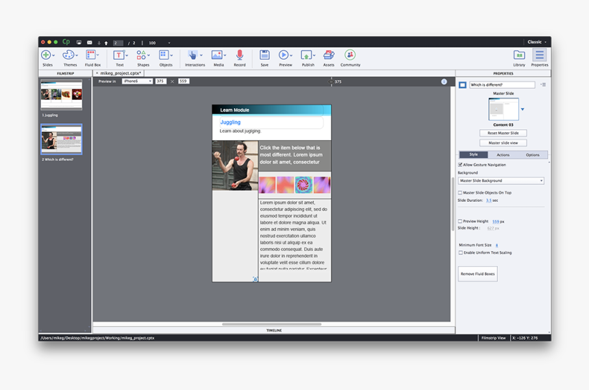 A4iop7y - Mobile View Empty Space Adobe Captivate, HD Png Download