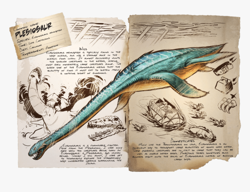 Ark Survival Evolved Plesiosaur, HD Png Download
