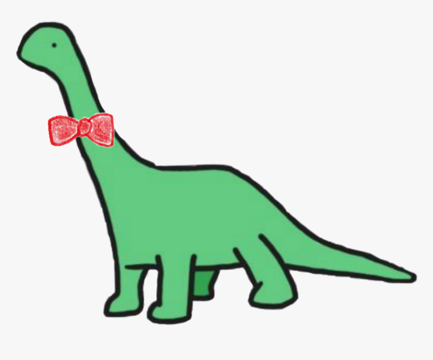 #freetoedit #picsart #dino #dinosaur #brontosaurus - Dinosaur Sticker, HD Png Download