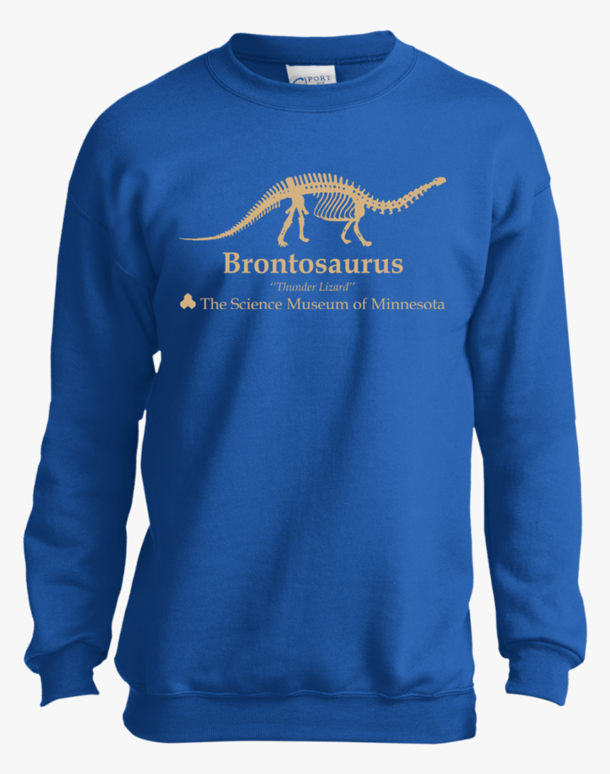 Stranger Things Brontosaurus Thunder Lizard Youth Ls - T-shirt, HD Png Download