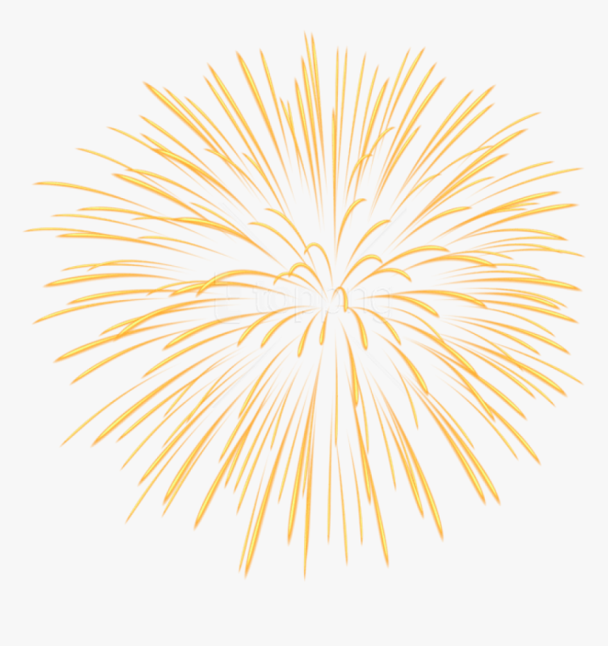 Yellow Free Images Toppng - Firework Transparent Background, Png Download