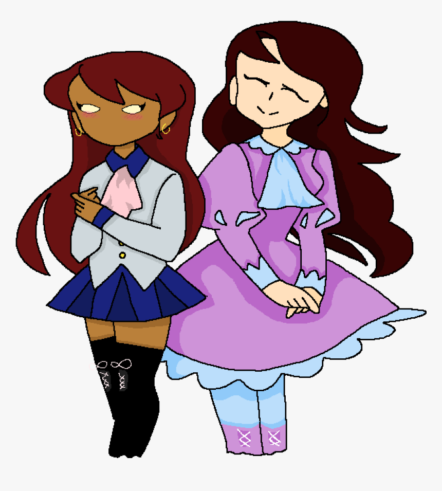 Transparent Anime School Girl Png, Png Download