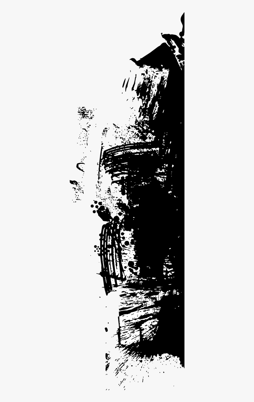 Vector Paintbrush Black And White - Dj Shoza Ft Gazza, HD Png Download