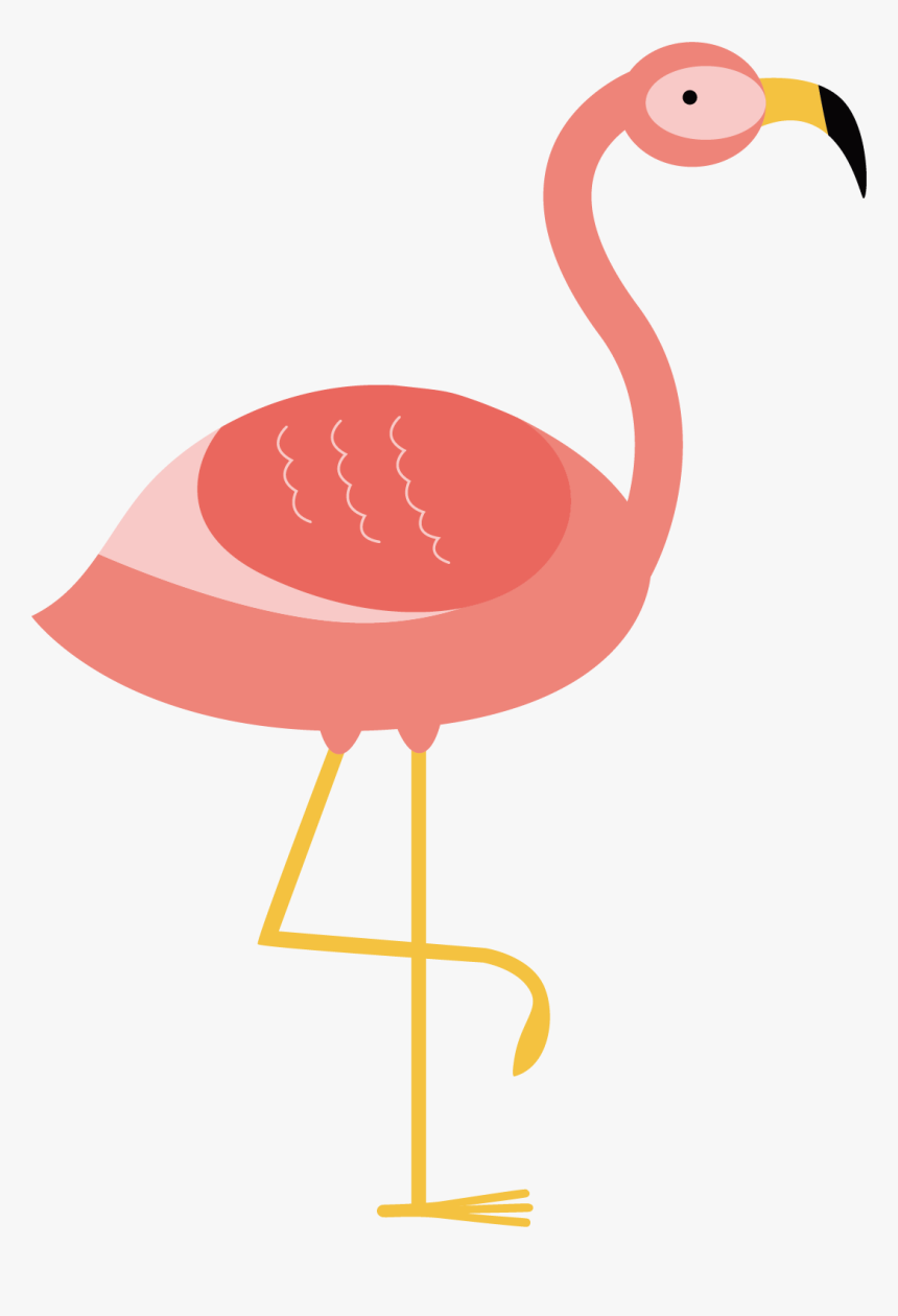 Flamingo Bird Illustration - Flamingo Vector Png, Transparent Png