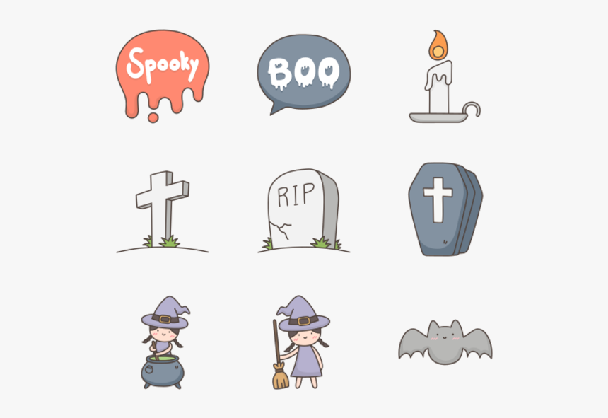 Halloween Doodle, HD Png Download