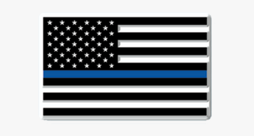Blue Line Flag Png - Custom Thin Blue Line Flag Wood, Transparent Png