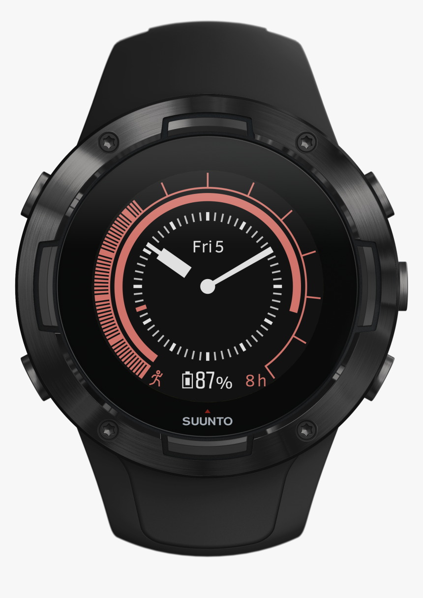 Suunto 5 All Black Gps, HD Png Download