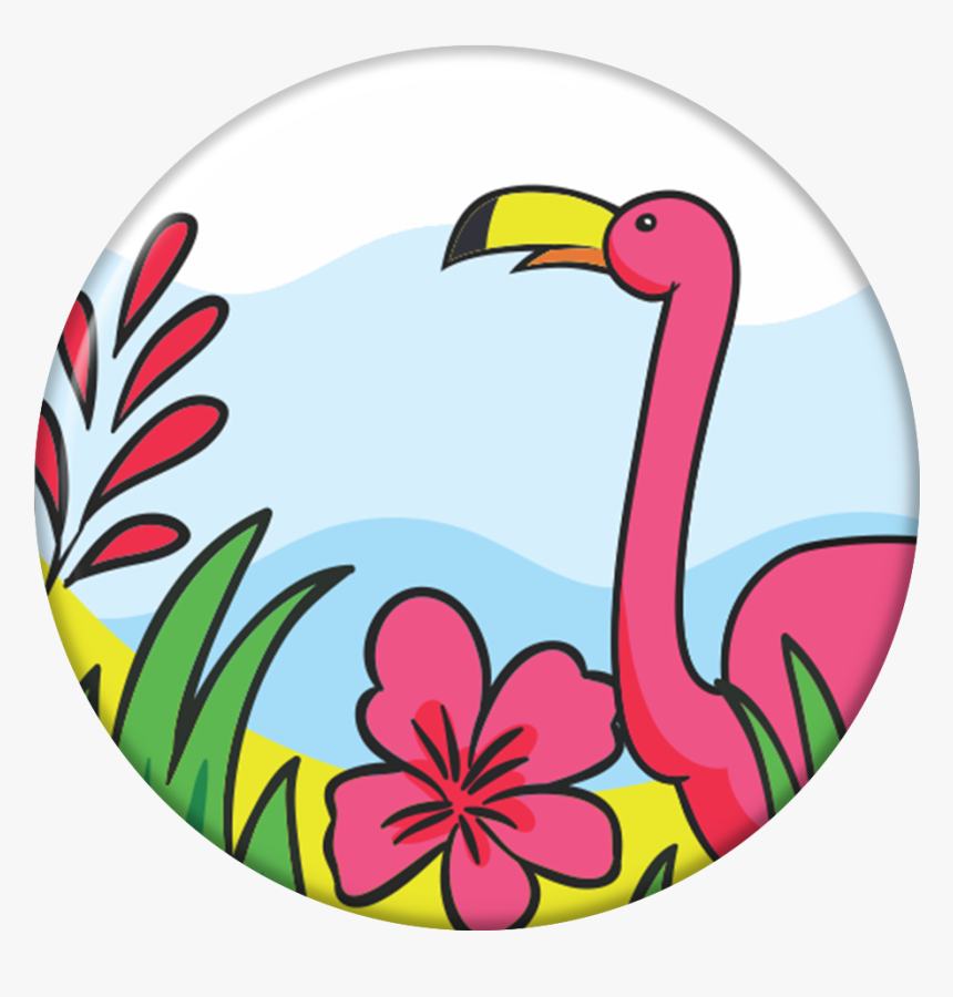 Clip Art Desenhos De Flamingos - Pineapple And Flamingos Clipart Transparent, HD Png Download