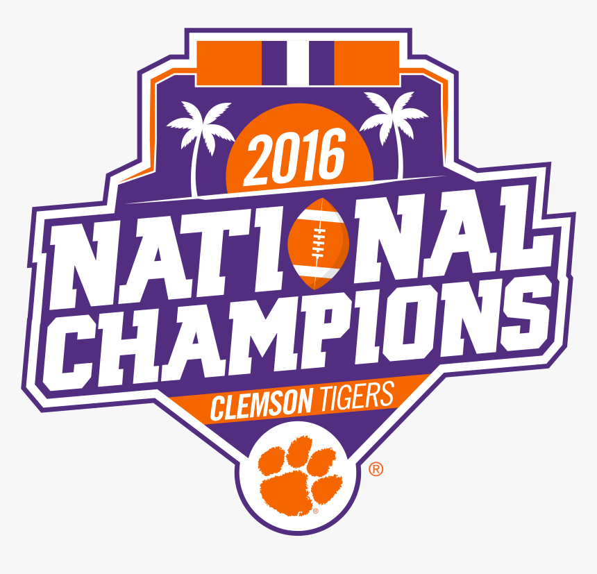 Clemson 2016 National Championship, HD Png Download