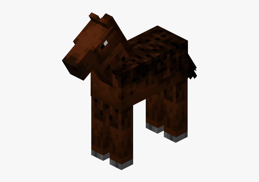 Minecraft Horse Head Png, Transparent Png