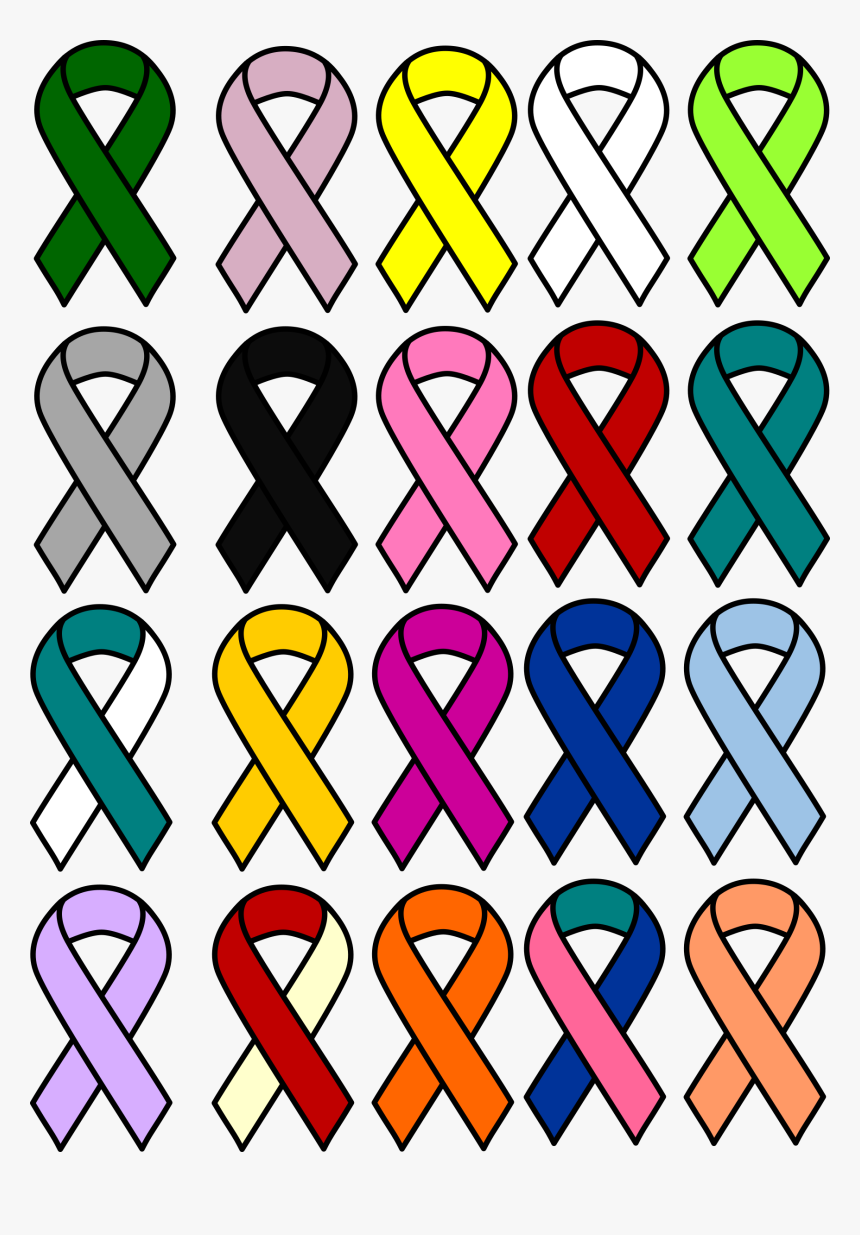 Clipart - All Cancer Ribbon Png, Transparent Png