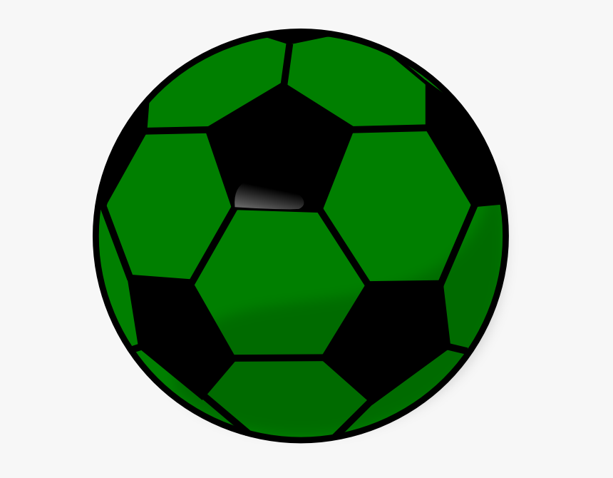 Green Soccer Ball Clipart, HD Png Download