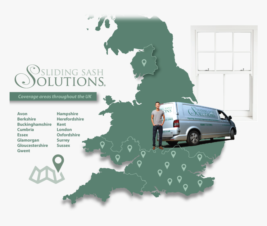 Black Map Of Uk, HD Png Download