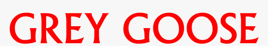 Grey Goose - Grey Goose Font, HD Png Download