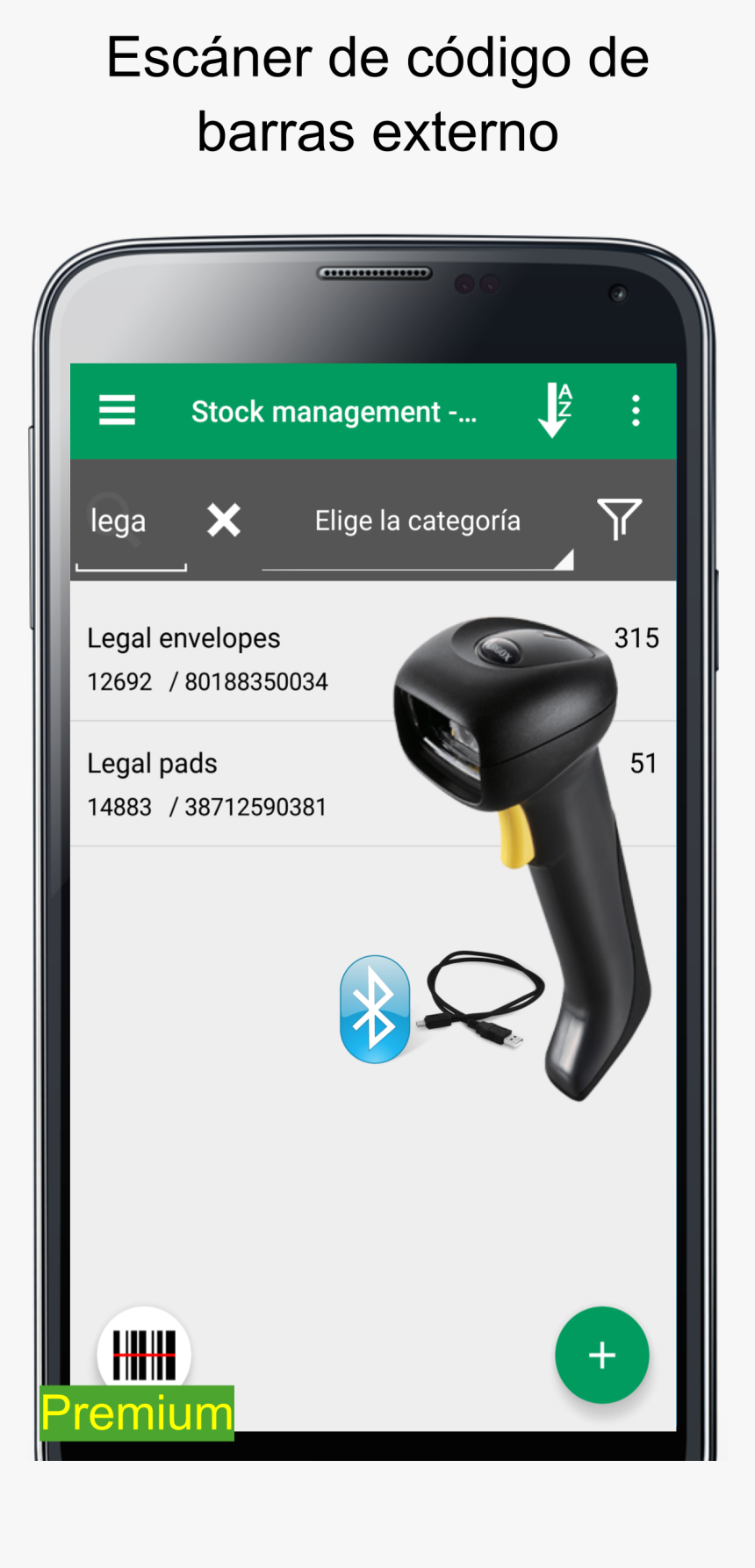 Escáner De Código De Barras Externo - Smartphone, HD Png Download