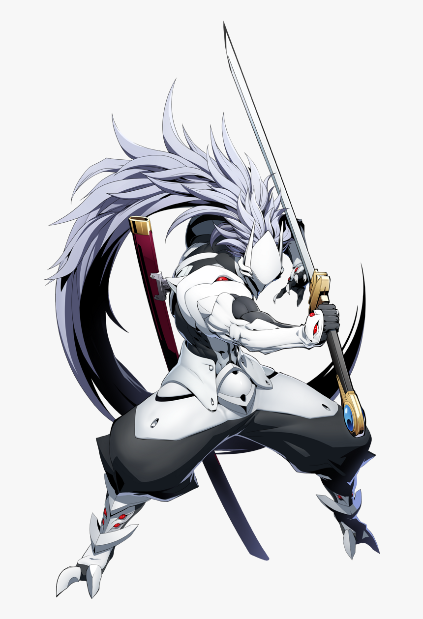 Blazblue Cross Tag Battle Hakumen, HD Png Download