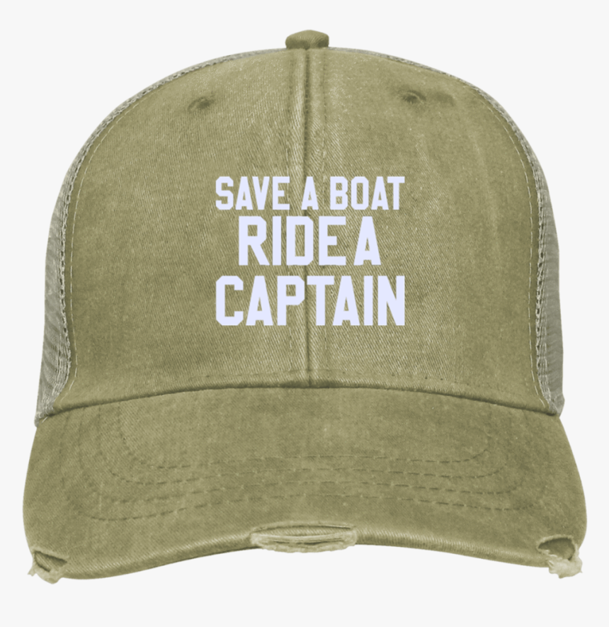 Save A Boat Ride A Captain Hat - Baseball Cap, HD Png Download