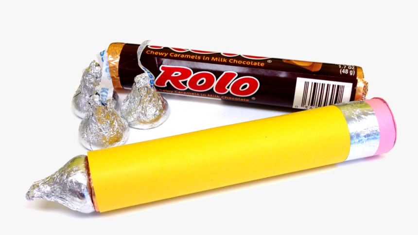 Rolo & Hershey S Kiss Pencil Craft - Rolo Pencil Craft, HD Png Download